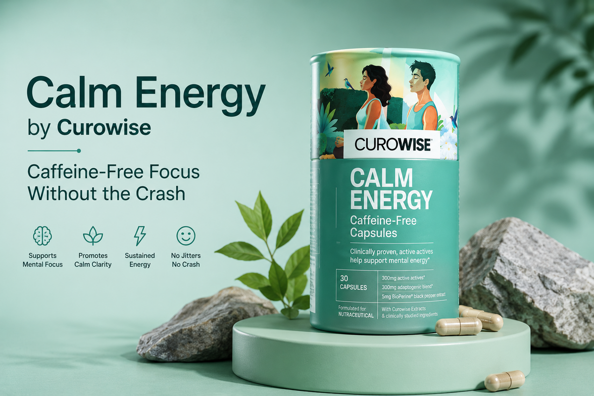 Calm Energy by Curowise: Caffeine-Free Focus Without the Crash